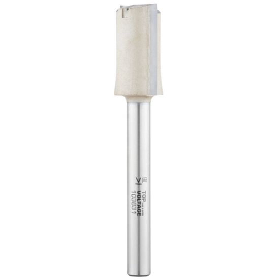 Фреза пазовая врезная Z2+1 D=20x30x90 S=8 TOPVOLTAGE 103831 (L1-90 мм, L2-30 мм, D1-20 мм, D2-8 мм)