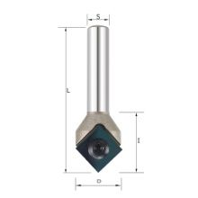 Фреза V образная 90° смен. нож D=17.7х9х53 S=8 Rotis 146180808