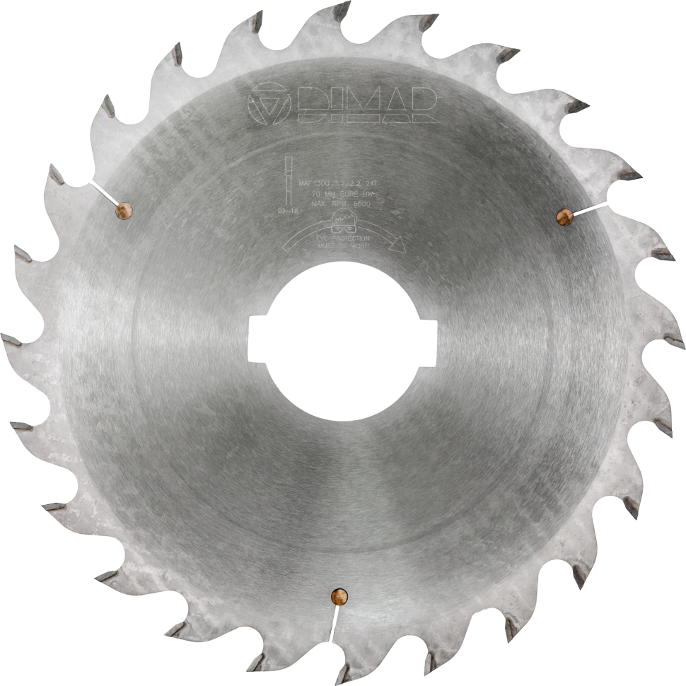 Пила Dimar 90100500 продольно D300x70x3,2 Z24 для продольного пиления