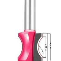 Фреза профильная &quot;Углублённый шар&quot; Z=2 R=4.76 D=25.4x30x70 i1=22.2 S=12 PROCUT 329241P