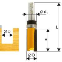 Фреза кромочная прямая ф19х26мм хв. 8мм Энкор 46183