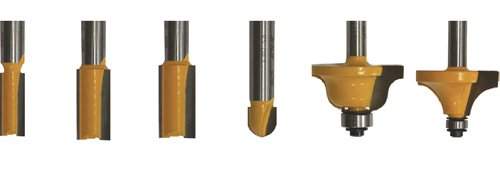 Набор фрез д/декоратив прим 6шт хв 8мм Энкор 10622