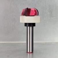 Фрезы для желобов и чаш пластиковый подшипник Z4 R=10 D=31.8x13x74.5 S=12 PROCUT 215299BP