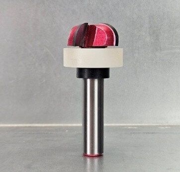 Фрезы для желобов и чаш пластиковый подшипник Z4 R=10 D=31.8x13x74.5 S=12 PROCUT 215299BP (L1-74.5 мм, L2-13 мм, D1-31.8 мм, D2-12 мм)