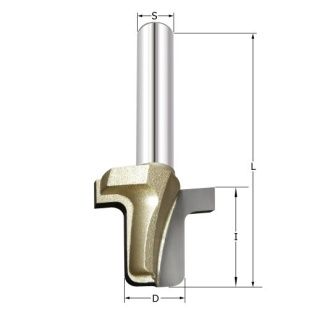 Фреза скругление удлинённая R=2.38 D=19x14.5x47 S=8 ARDEN 180209-2 (L1-47 мм, L2-14.5 мм, D1-19 мм, D2-8 мм)