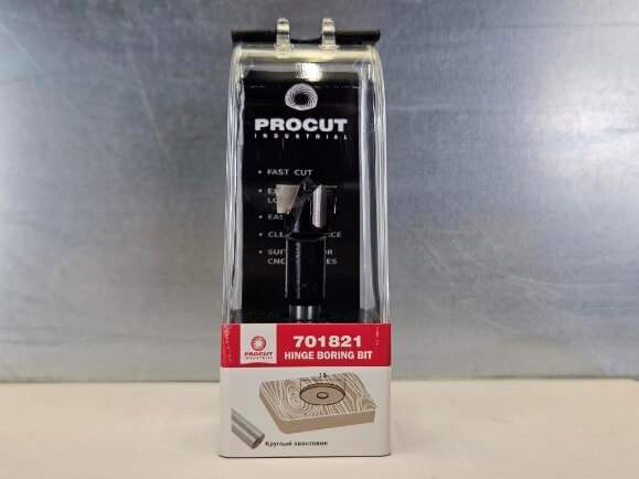 Сверло HW чашечное для фрезера 15x60 S=8x30 PROCUT 701821