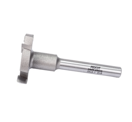 Фреза по древесине, фанере для выравнивания дна (слэбовая) Z4 D=38x6.7x72 S=8 PROCUT DMR-KM05 (L1-72 мм, L2-6.7 мм, D1-38 мм, D2-8 мм)