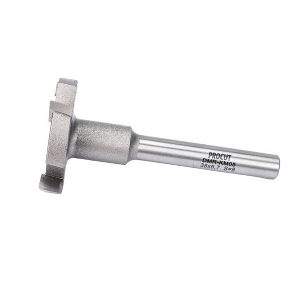 Фреза по древесине, фанере для выравнивания дна (слэбовая) Z4 D=38x6.7x72 S=8 PROCUT DMR-KM05