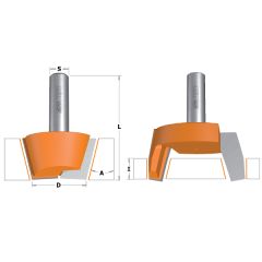 СМТ Комплект из 2-х фрез для ремонта S=12 D=44.4X25.4 RH 981.541.11
