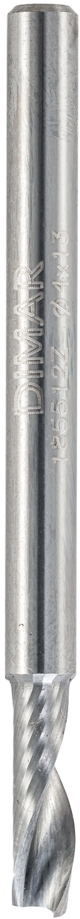 Фреза Dimar 185512Z O флейта для пластика D4x13 L50 стружка ВВЕРХ хвостовик 4 зеркальная полировка