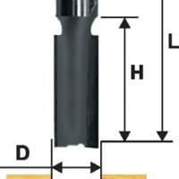 Фреза пазовая прямая ф20x19мм хв 8мм ДСП Энкор 28017
