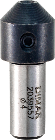 Патрон переходной Dimar 2039557 для сверла 4мм D10x22 L38 в патрон присадочный (L1-38 мм, L2- мм, D1-4 мм, D2-10 мм)