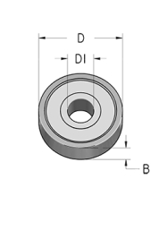 Подшипник WPW B190060 D19 d6 B7,14