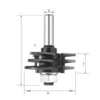 Фреза шиповое сращивание D=63.5x23.29x83 h=12.7 S=12 ARDEN 602211B
