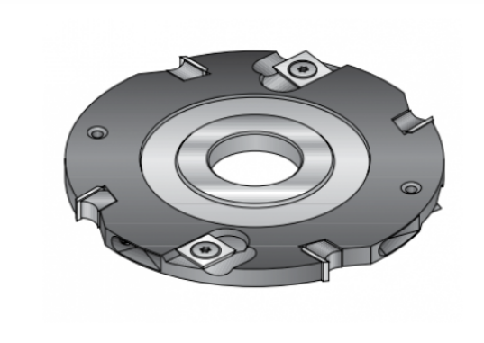 Фреза насадная Dimar 7210131 паз 8x45мм D150 Z4+4 сменные ножи посадка 30 (L1- мм, L2-8 мм, D1-150 мм, D2-30 мм)