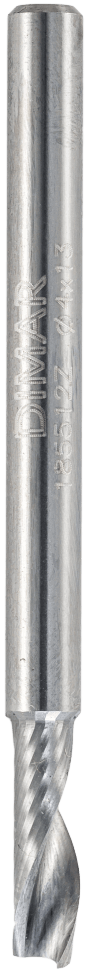 Фреза Dimar 1855143 O флейта для алюминия и пластика D6x20 L60 стружка ВВЕРХ хвостовик 6 зеркальная полировка