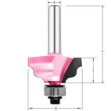 Фреза фигурная "Волнистый молдинг" R=3.18 D=31.8x17.46x58 S=8 PROCUT 314811P (L1-58 мм, L2-14.3 мм, D1-31.8 мм, D2-8 мм)