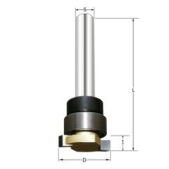 Фреза "нижний паз"  (верх. подш.) D=15.88x3.175x41 S=6 (подш. 12.7мм) ARDEN 180209-1