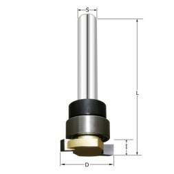 Фреза "нижний паз"  (верх. подш.) D=15.88x3.175x41 S=6 (подш. 12.7мм) ARDEN 180209-1