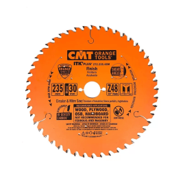 Диск пильный 235x30(+25)x2,4/1,6 18° 10° ATB + 8° SHEAR Z=48 CMT 272.235.48M