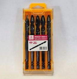 Сверло 12мм (набор 5шт) по керамике и керамограниту усиленное PROCUT 502012