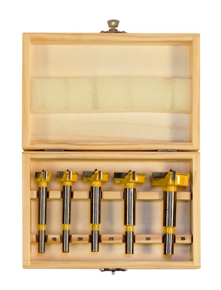 Набор сверл д/дерева 5шт Форстнера ТСТ Энкор 19149