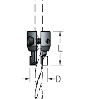 Зенковка WPW AC4M370D  регулируемая D11,5÷15,5 для сверел 3÷7,2 со сверлом плавная спираль