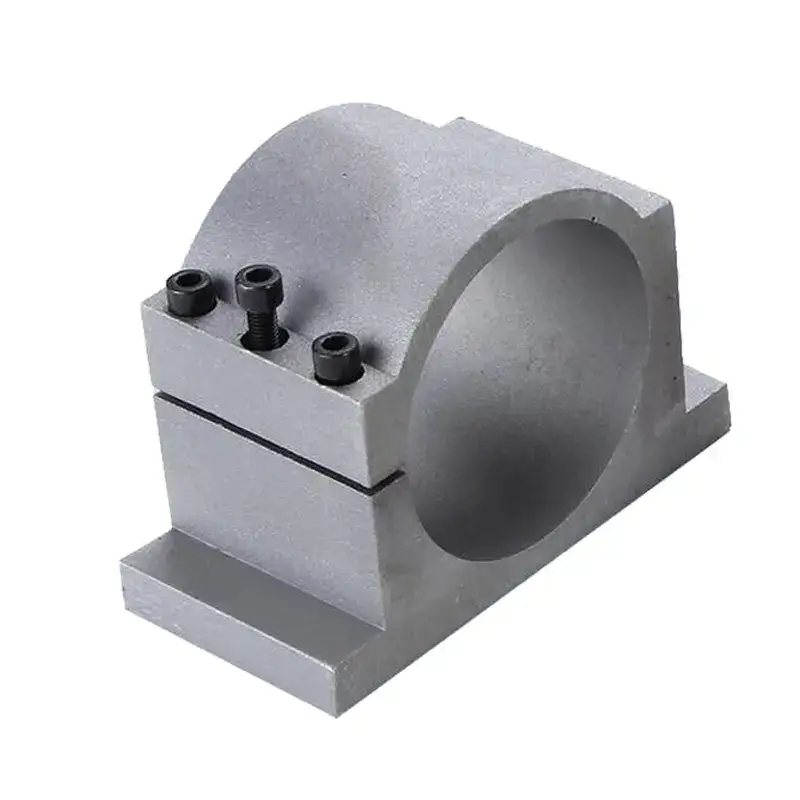 Кронштейн для крепления шпинделя фрезерного станка 100 мм. Алюминиевый